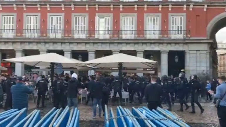 Επεισόδια οπαδών Σίτι – Τσέλσι στη Μαδρίτη και συμπλοκές με την αστυνομία!