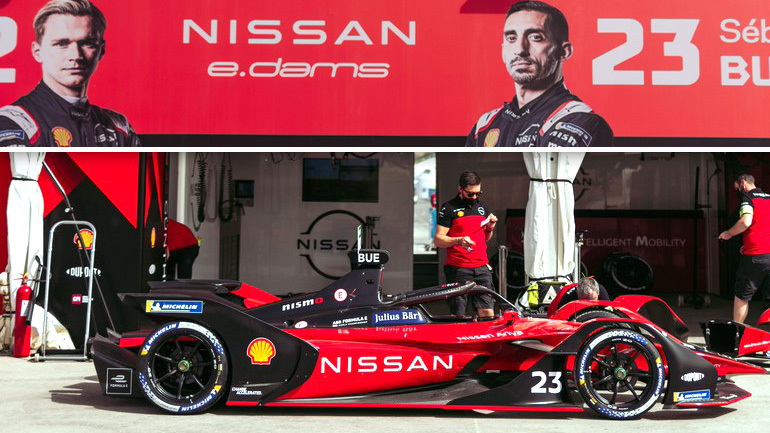 Η αγωνιστική ομάδα e.dams στην «ομπρέλα» της  Nissan 