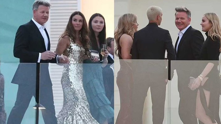 Tana Ramsay: Το εντυπωσιακό φόρεμα της συζύγου του Gordon Ramsay στον γάμο Beckham-Peltz