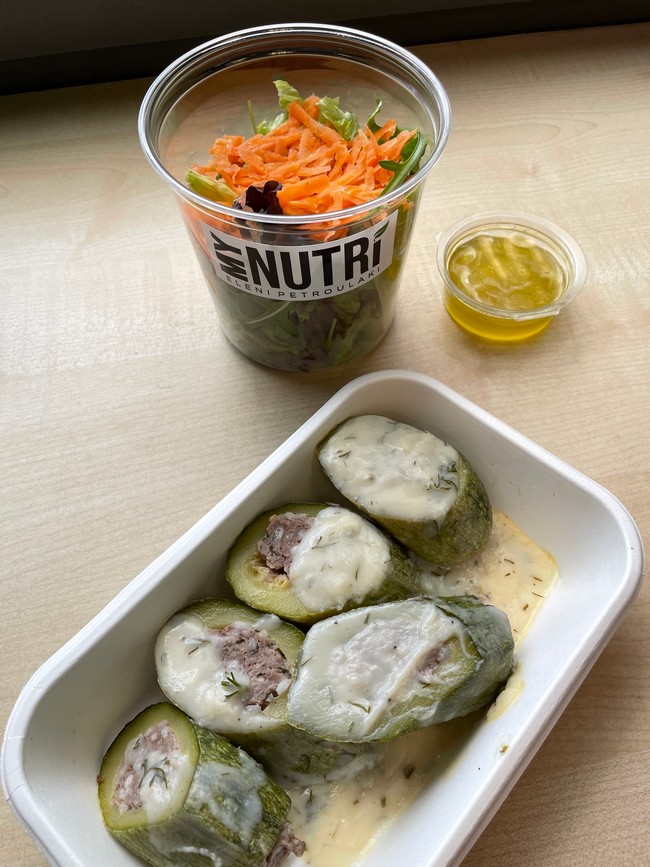 Κολοκυθάκια γεμιστά με αυγολέμονο