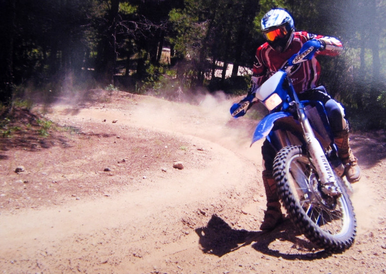 Παλαιότερα με ένα Yamaha 450...