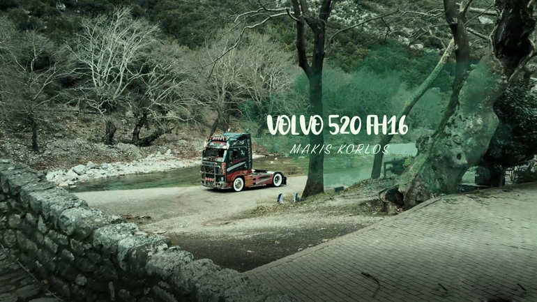 Στο μεγαλοπρεπές φαράγγι της Πίνδου με το VOLVO 520FH16 +800Hp