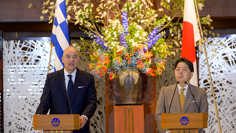 Δένδιας: Κοινός τόπος Ελλάδας και Ιαπωνίας η προσήλωση στο Διεθνές Δίκαιο της Θάλασσας