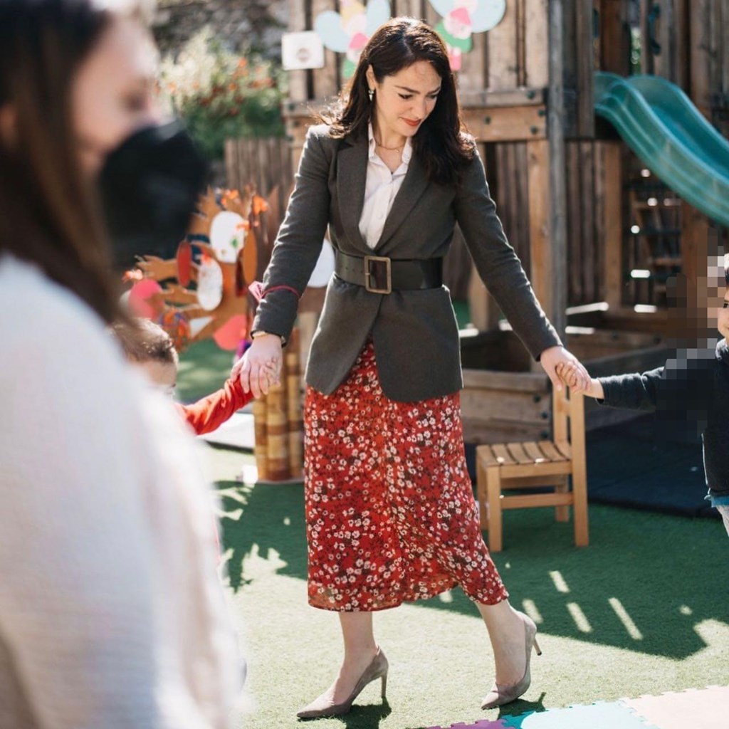 Η Υφυπουργός Πρόνοιας και Κοινωνικής Αλληλεγγύης Δόμνα Μιχαηλίδου μοιράστηκε όμορφες στιγμές με τα παιδιά