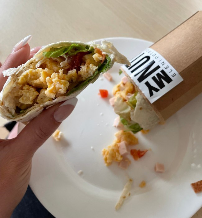 Wrap αβγό-γαλοπούλα!