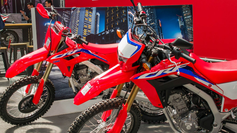 Και τα χωμάτινα μοντέλα της Honda βρίσκονταν στο Athens Motoshow.