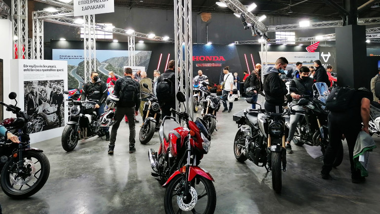 Περίπτερο γεμάτο ιστορία για τη Honda στο Athens Motoshow 2022