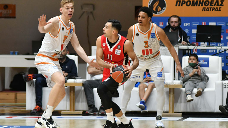 «Περίπατος» του Ολυμπιακού στην Πάτρα, 85-66 τον Προμηθέα