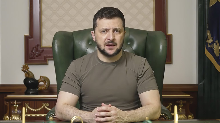 Ο Ζελένσκι ευχαρίστησε τον ουκρανικό λαό για τις 50 ημέρες αντίστασης