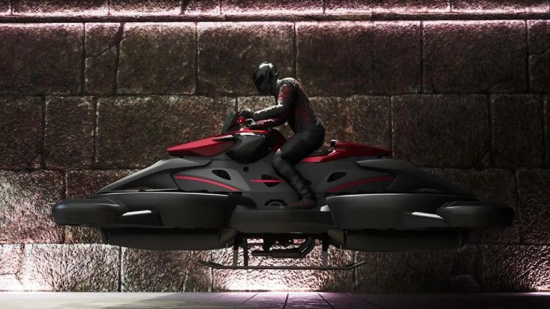 Πετάει, πετάει… μια μοτοσικλέτα!