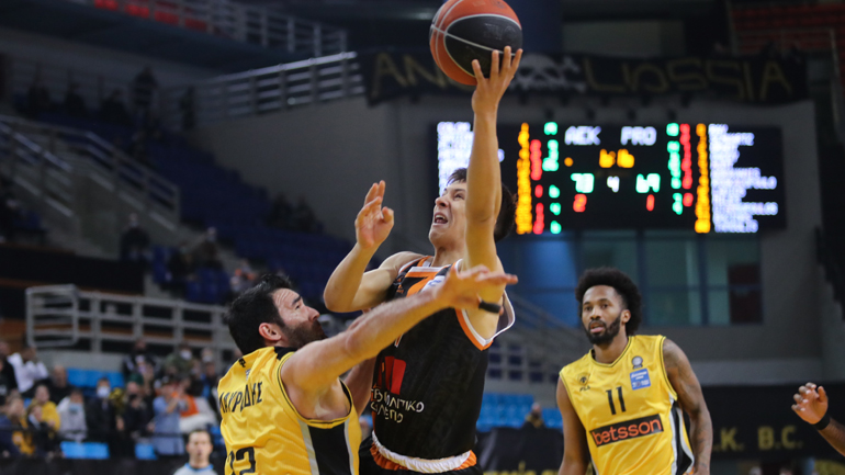 Basket League: Το ματς Προμηθέας – ΑΕΚ σε αριθμούς