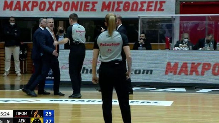 Προμηθέας-ΑΕΚ: Αποβλήθηκε ο… έξαλλος Ηλίας Ζούρος!