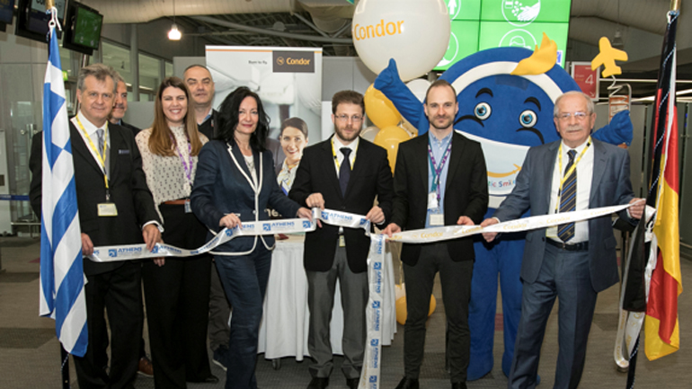 Η Condor γιορτάζει τις πρώτες πτήσεις από την Αθήνα προς Ντίσελντορφ και την Λειψία