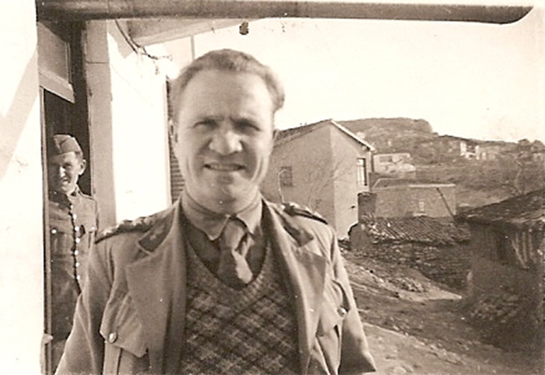 Ο Γεώργιος Παπαθεοδώρου στο Σιδηρόκαστρο Λοχαγός Μηχανικού