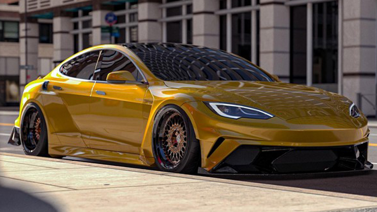 Επιτέλους ένα Tesla Model S Plaid που δείχνει ότι έχει 1.020 ίππους