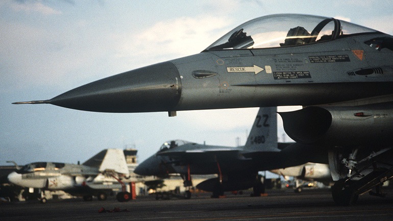 Υπερπτήση τουρκικού F-16 πάνω από τη Ζουράφα