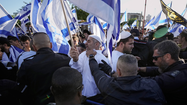 Η ισραηλινή αστυνομία σταμάτησε διαδήλωση ακροδεξιών στους δρόμους της Ιερουσαλήμ