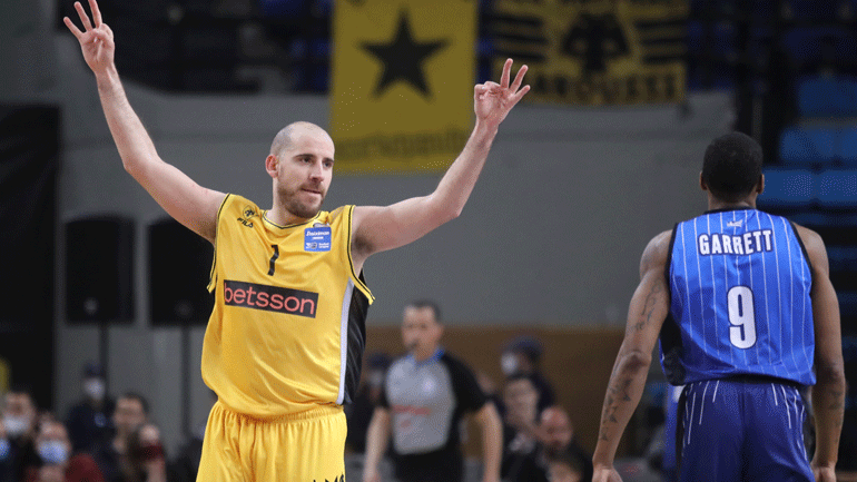 Basket League: Νίκη για την ΑΕΚ, 80-74 τον Ηρακλή