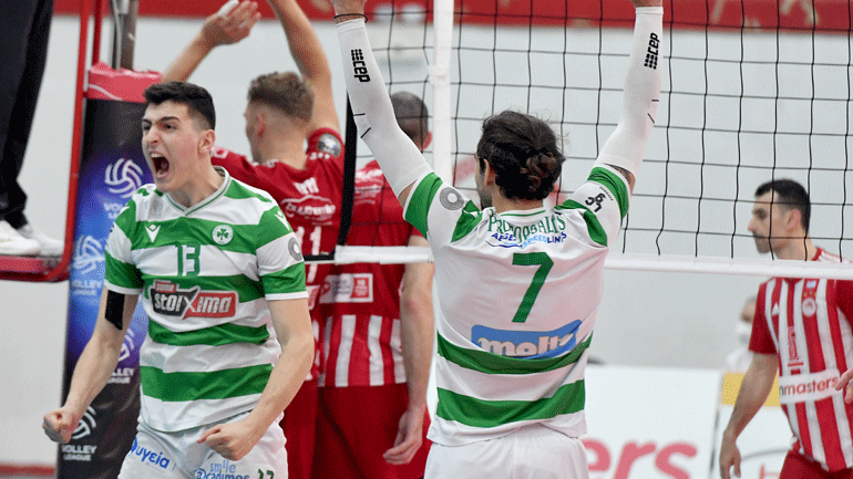 Volley League: Πρωταθλητής Ελλάδας για το 2022 ο Παναθηναϊκός, νίκησε 3-1 τον Ολυμπιακό στο «Μ. Μερκούρη»