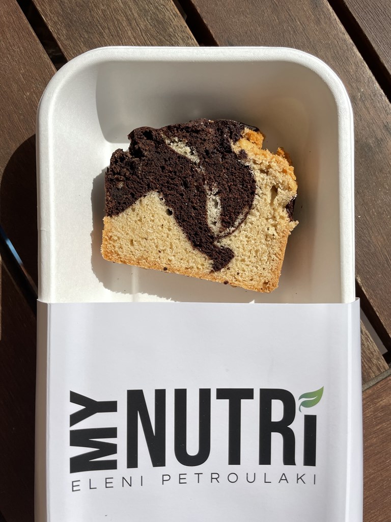 Κέικ βανίλια- σοκολάτα vegan 