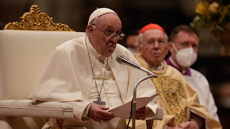 Πάπας Φραγκίσκος: Ανεστάλη η συνάντηση με τον Πατριάρχη Κύριλλο