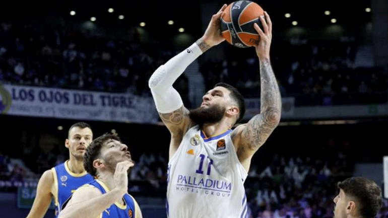 Ευρωλίγκα: Δεύτερη νίκη για τη Ρεάλ, 95-66 τη Μακάμπι