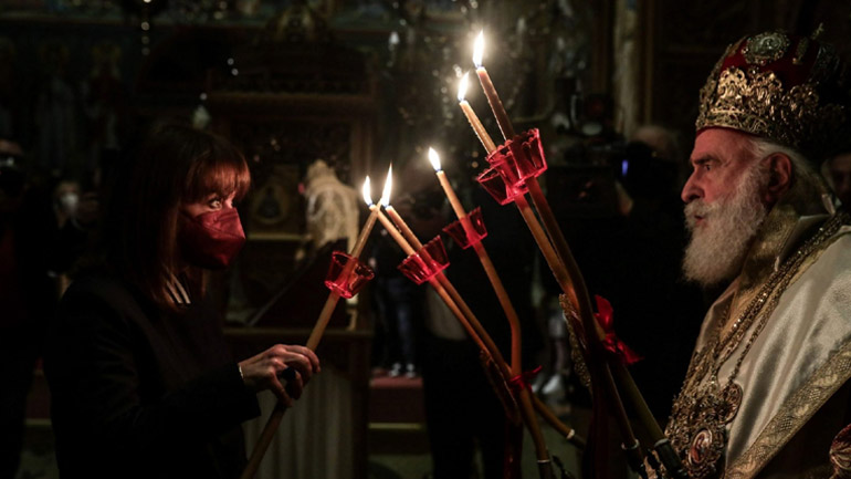 Σακελλαροπούλου: Το Αναστάσιμο φως να σημάνει την αναγέννηση των ελπίδων μας για ειρήνη και ευημερία