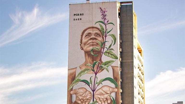 Μια τοιχογραφία στη Βραζιλία για την ταυτότητα, την κουλτούρα και τη δικαιοσύνη