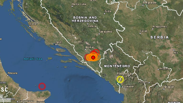 Σεισμός 4,8 ρίχτερ στη Βοσνία- Ερζεγοβίνη