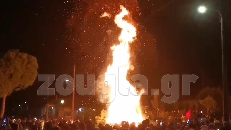 «Έκαψαν» τον Ιούδα στη Νέα Μάδυτο Θεσσαλονίκης