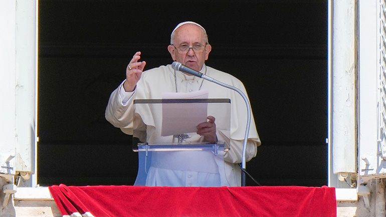 Πάπας Φραγκίσκος: «Λυπηρό να ακούγονται τα όπλα, απ΄ ότι οι καμπάνες της Ανάστασης»