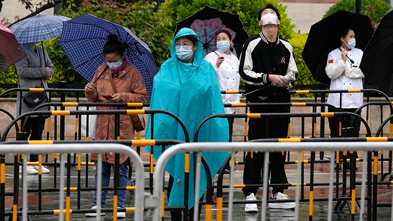 Βροχές και χιόνια στο Πεκίνο