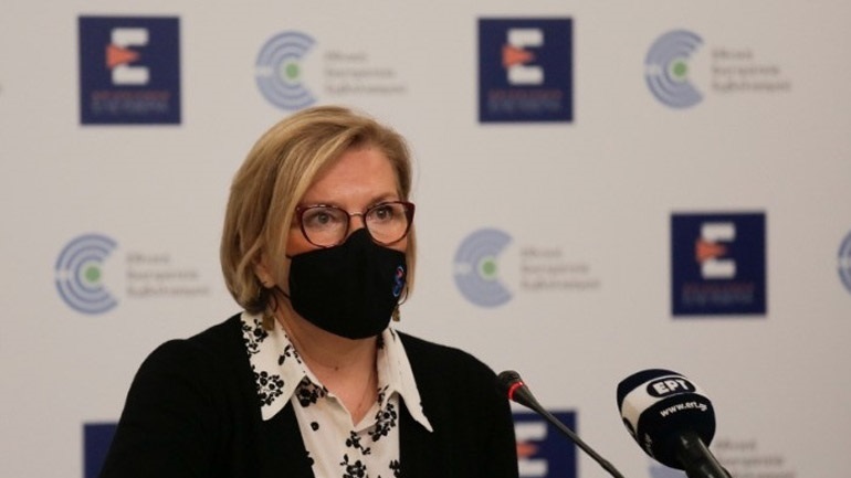 Μίνα Γκάγκα: Μάσκες στους εσωτερικούς χώρους τουλάχιστον μέχρι το τέλος Μαΐου