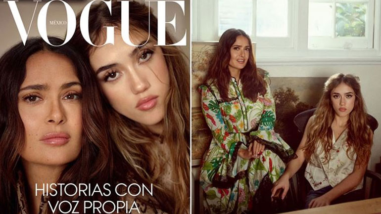 Salma Hayek: Φωτογραφίζεται με την κόρη της Valentina για το Vogue Mexico
