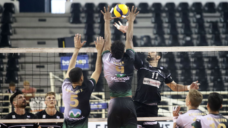 Βόλεϊ: Πανηγυρικά στους τελικούς του League Cup ο ΠΑΟΚ, 3-0 σετ τον Μίλωνα