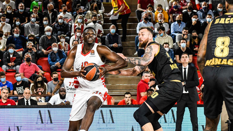 Euroleague: Ήττα στις λεπτομέρειες για τον Ολυμπιακό – Η Μονακό νίκησε 78-77 και ισοφάρισε σε 2-2