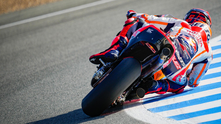 Προβλήματα για τον Marquez αλλά βρήκε τον τρόπο να πλασαριστεί σε καλή θέση για τον αγώνα.