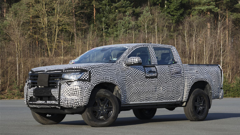 Παρότι καμουφλαρισμένο εντυπωσιάζει το νέο Amarok