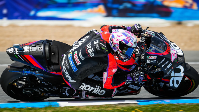 Ο Aleix Espargaro για τρίτη φορά φέτος ανεβαίνει στο βάθρο των νικητών.