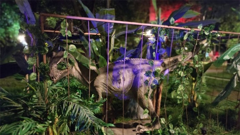 «Χαμόγελα» έφερε το 1ο Φεστιβάλ Πάρκου Κατερίνης – «Κλέβουν» τα βλέμματα οι δεινόσαυροι