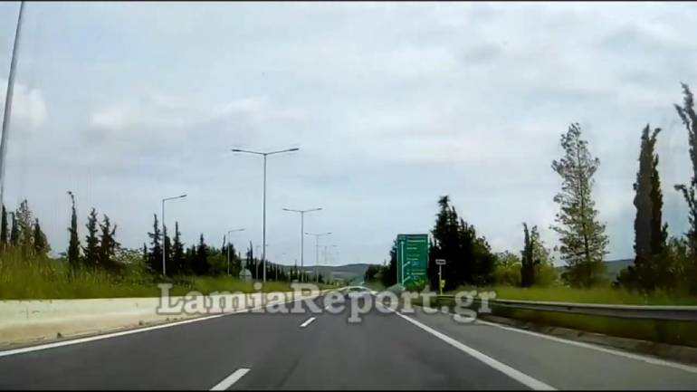 Βίντεο – ντοκουμέντο από το τροχαίο δυστύχημα στην Εθνική Οδό