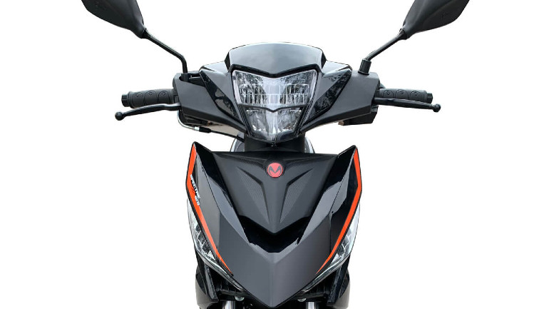 LED φωτιστικό σώμα με ενσωματωμένα τα φλας στη μάσκα.