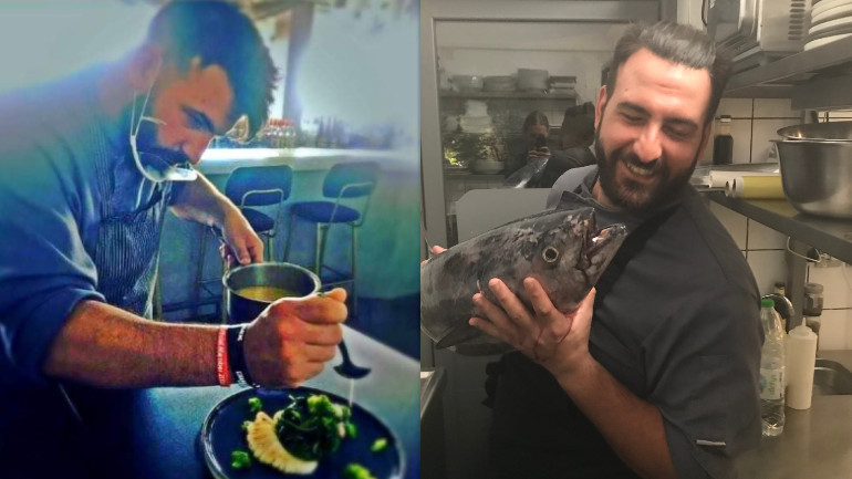 Η μαγειρική εκτός από εργασία είναι και το πάθος του.