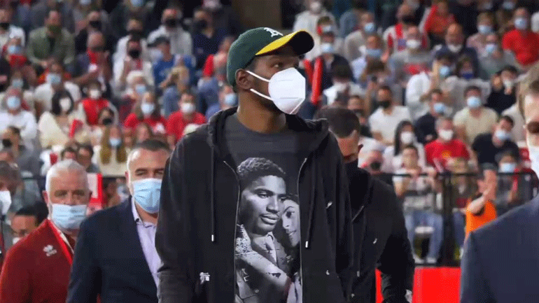 Euroleague: Παρών στο ΣΕΦ για τον 5ο αγώνα Ολυμπιακός-Μονακό ο Κέβιν Ντουράντ