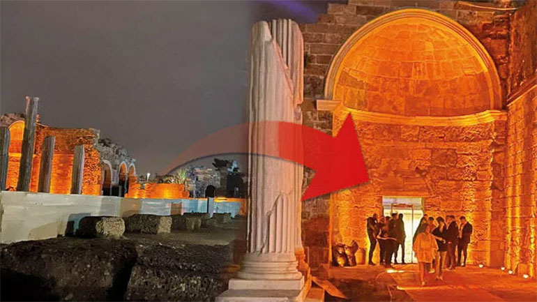 Μετέτρεψαν σε μπαρ τον ναό της Αθηνάς στην Αττάλεια