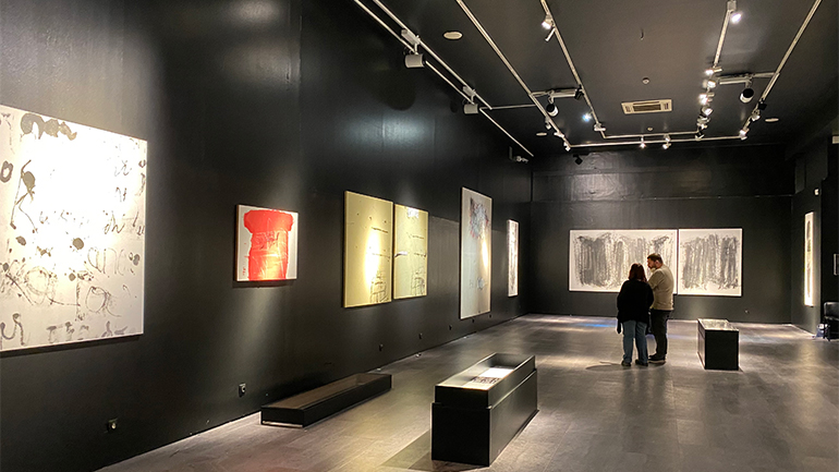 O Γιώργος Λαζόγκας στο Εθνικό Αρχαιολογικό Μουσείο