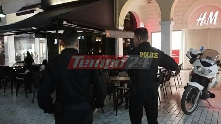 Πυροβολισμοί σε κεντρικό καφέ της Πάτρας – Ένας τραυματίας