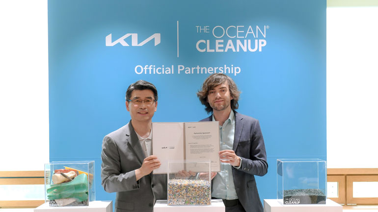 Kia και Ocean Cleanup ξεκίνησαν συνεργασία για την καταπολέμηση της  ρύπανσης στους ωκεανούς