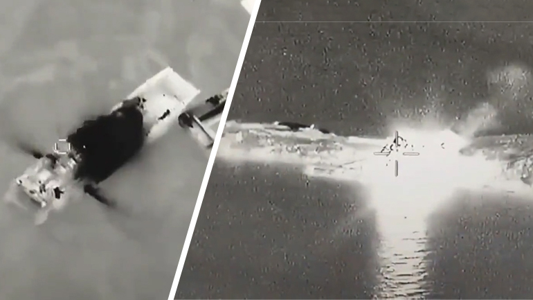 Ουκρανικά drones πλήττουν ρωσικό πλοίο