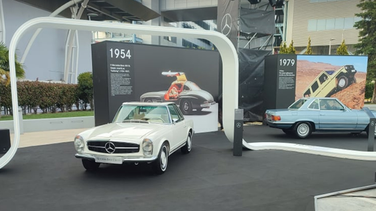 Past To The Future: Ζήστε το απόλυτο ταξίδι στο χρόνο με οδηγό την Mercedes, στο Golden Hall